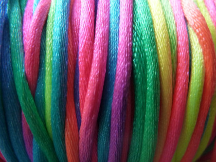 Rainbow Rattail cord 1.5mm