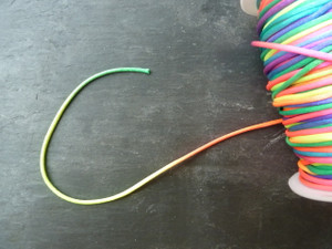 Rainbow Rattail cord 1.5mm