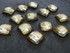 Sparkly Pale Yellow Acrylic Gems 10mm 