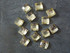Sparkly Pale Yellow Acrylic Gems 10mm 