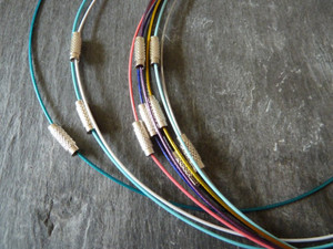 Steel Cable Necklets/Chokers