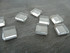Crystal Clear Square Glass Tiles 10x10mm