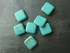 Turquoise Beads 18x18mm Square