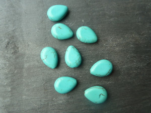 Turquoise Beads 10x14mm Teardrop 