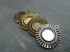 Ornate Round Pendant Trays 12mm