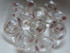 Clear Hollow Dotty Glass Beads