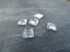 Crystal Clear Domed Square Glass Tiles 8mm