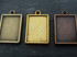 Double-Sided Rectangle Pendant Blanks - 14.5x20mm