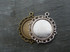 Vintage Style Round Pendant Trays for 20mm glass