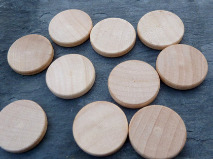 Wooden Circle Tiles 19mm (3/4 inch)
