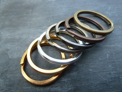 Round Split Rings for Keyrings