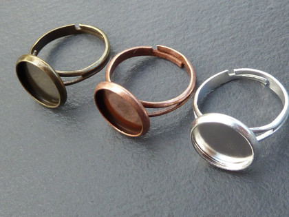 Ring Blanks for 12mm Cabochon