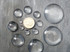 Crystal Clear Domed Round Glass Cabochons 30mm