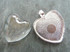 Crystal Clear Domed Glass Hearts 25mm/1 inch