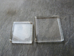 Crystal Clear Square Glass Tiles 20x20mm