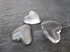 Crystal Clear Glass Hearts 23.5mm