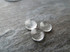 Crystal Clear Teensy Round Glass Cabochons 8mm