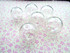 Clear Hollow Blown Glass Beads - Round 20mm