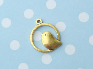 Bird on a Ring Charms