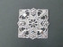 Square Silver filigree