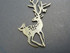 Stag and Bird Pendant