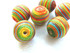 Rainbow Cord Wooden Beads 20mm
