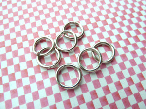Jump Rings Antique Silver 10x2mm