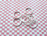 Jump Rings Silver 12x1.2mm