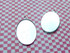 Silver Plated Oval Charm Blanks - 18x25mm