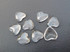 Crystal Clear Glass Hearts 12mm