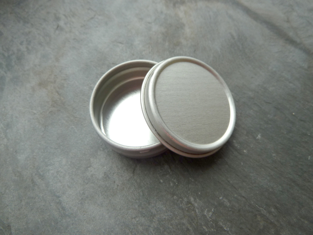 tiny metal tins