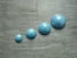 Colourful Glass Cabochons 11-12mm