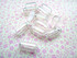 Clear Hollow Blown Glass Beads - Tube 10x17mm