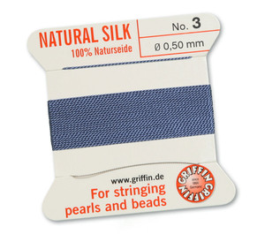 Griffin Beading Silk 0.5mm - Blue