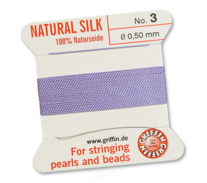 Griffin Beading Silk 0.5mm - Lilac
