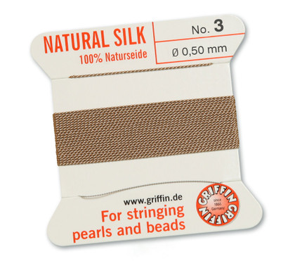 Griffin Beading Silk 0.5mm - Beige