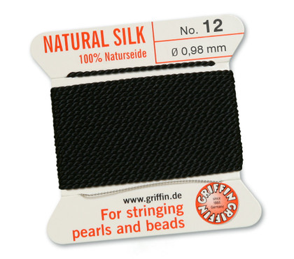 Griffin Beading Silk 0.98mm - Black