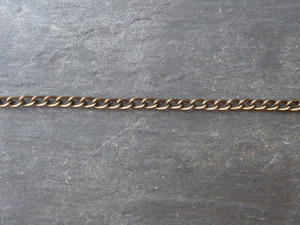 Small Fine Curb Chain By The Metre (Antique Bronze)