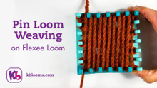Pin Loom Weaving on Flexee Loom