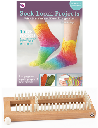 Sock Loom 2 (regular gauge)  and Sock Loom Projects Book