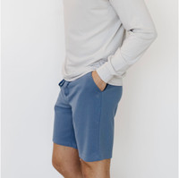 Cozy Earth Men's Ultra-Soft Bamboo Jogger Shorts, Slim Fit