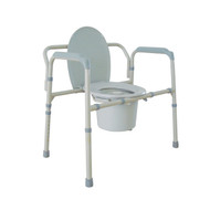 Heavy Duty Bariatric Folding Bedside Commode Seat By Drive