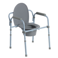 Steel Folding Frame Commode By Drive