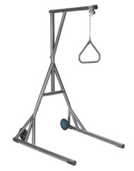 Heavy Duty Trapeze with Base and Wheels, Silver Vein By Drive