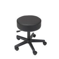 Padded Seat Revolving Pneumatic Adjustable Height Stool, Plastic Base By Drive