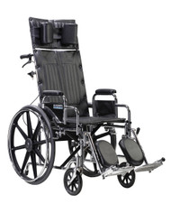 Sentra Reclining Wheelchair, Detachable Desk Arms, 22" Seat By Drive