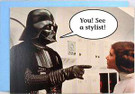 Star Wars Hallmark Darth Vader / Princess Leia Greeting Card w/envelope