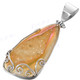 2 3/16" 925 Sterling Silver Titanium Druzy us Pink Pendant