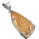 2 3/16" 925 Sterling Silver Titanium Druzy us Pink Pendant