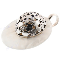 925 Silver Mother Of Pearl Shell White Pendant